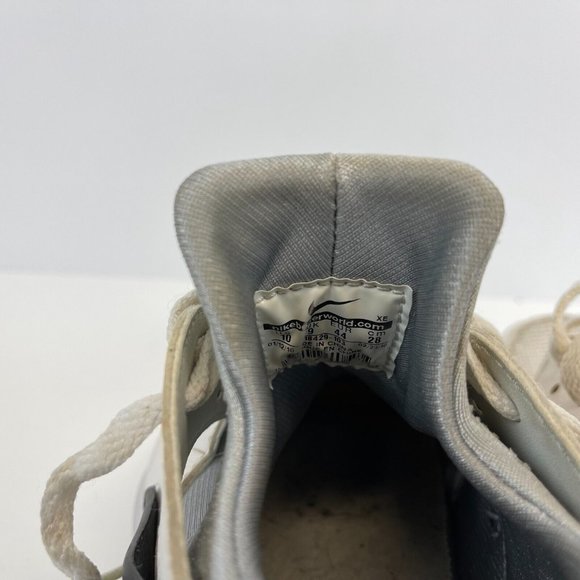 Nike Air Huarache Shoes Leather White Wolf Grey Mens Size 10 - Picture 6 of 6